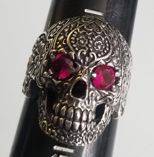 Skull ring size 10