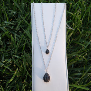 Black Double Necklace