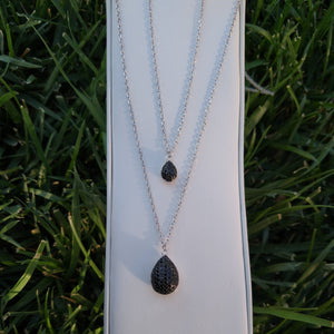 Black Double Necklace