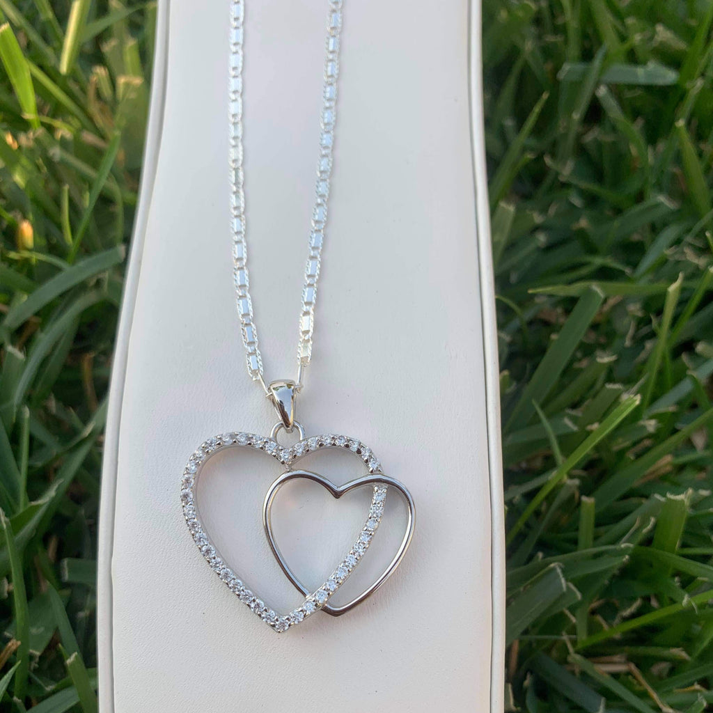 Double Heart Necklace