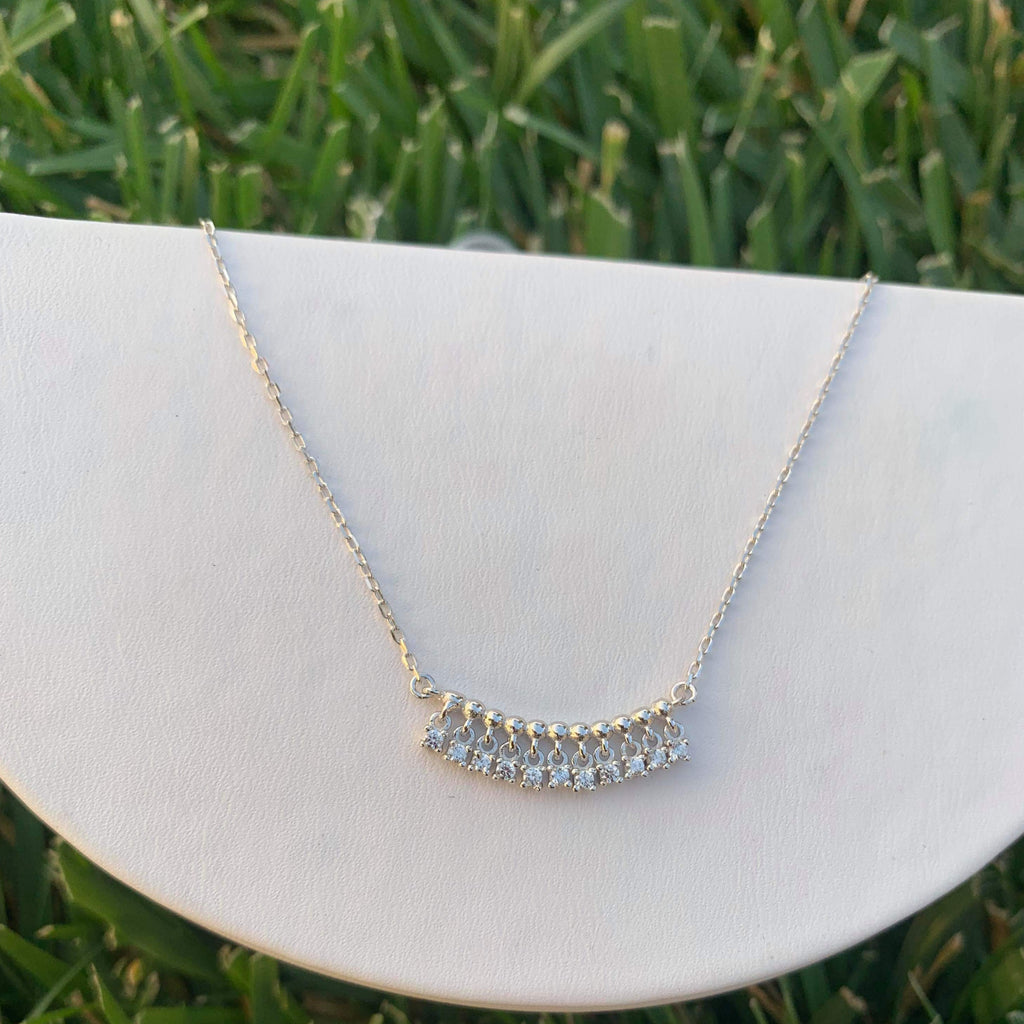 Hanging Diamonds Necklace