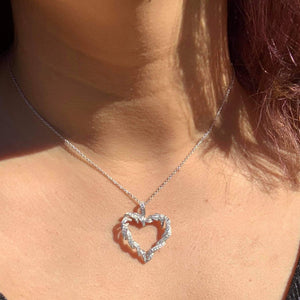 Twisted Heart Necklace